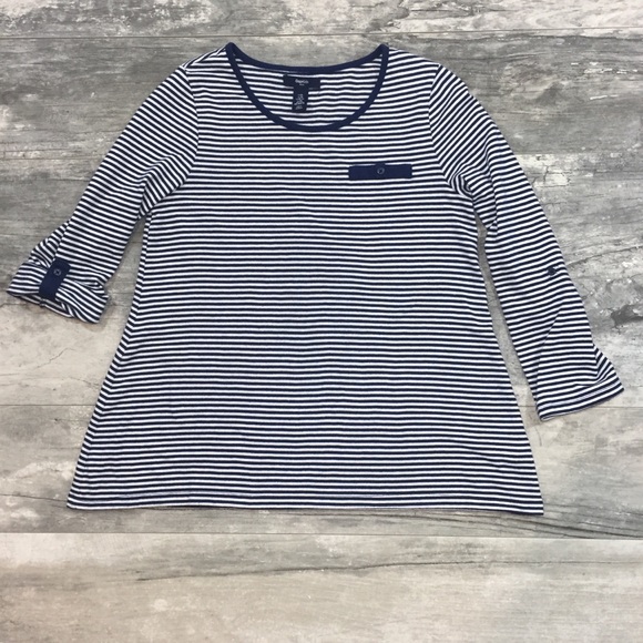 GAP Other - GAP Kids Navy Striped 3/4 Sleeve Nautical Sz 12
